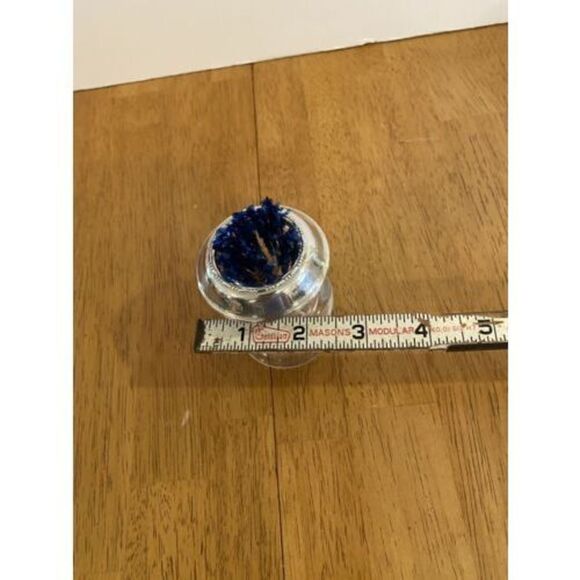 Antique STERLING SILVER and GLASS TOOTHPICK HOLDER SIGNED FRANK M. WHITING - Picture 4 of 5